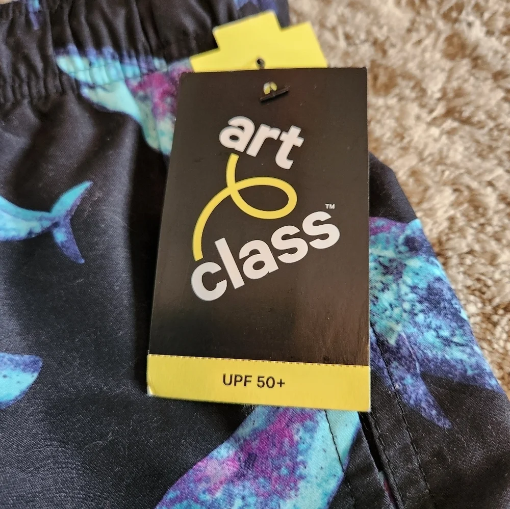 Art Class Boy's Ebony Swim Bottom - S(6/7)
